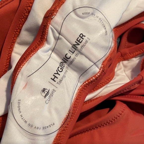NWT Cupshe Burnt Orange O-Ring Bikini - Picture 8 of 12